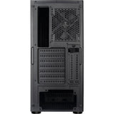 Silverstone fara r1 v2 midi tower behuizing (zwart | 3x usb-a | tempered glass)