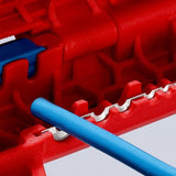 Knipex universeel ontmantelingsgereedschap - ergostrip links - rood