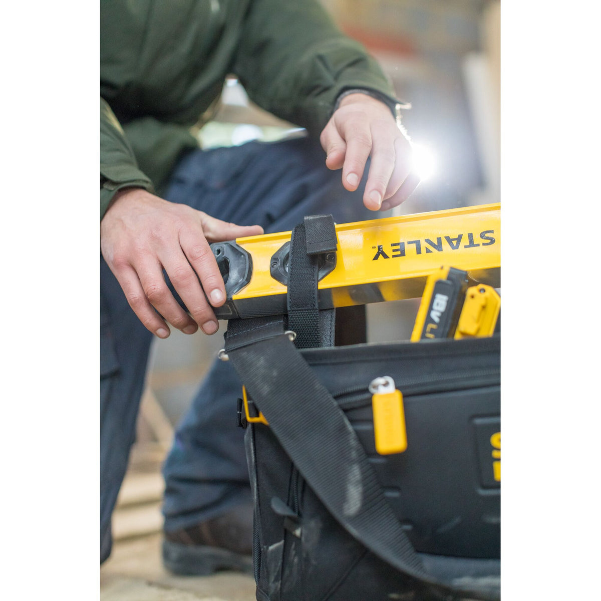 Stanley fatmax open gereedschapstas quick access (zwart geel)
