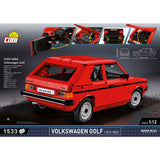 Cobi volkswagen golf (1974-1983) constructiespeelgoed (schaal 1:12)