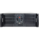 Chenbro rm42300 rack behuizing (zwart zilver | 2x usb-a 3.2 (5 gbit s))