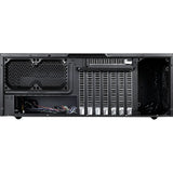Silverstone sst-gd09b htpc behuizing (zwart | 2x usb-a)