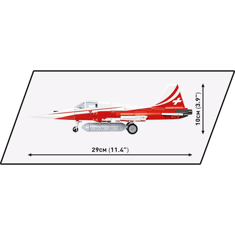 Cobi armed forces - northrop f-5e tiger ii constructiespeelgoed (schaal 1:48)