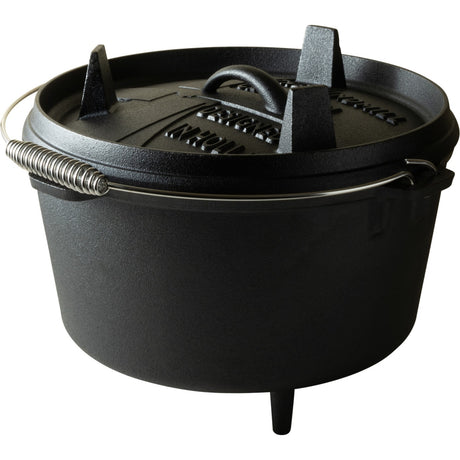 The windmill dutch oven 9 qt kookpan (zwart, ø 31.5 cm | 8.5 liter)
