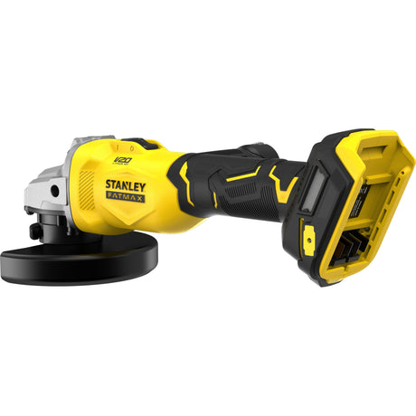 Stanley fatmax v20 18v haakse slijper 125mm (zwart geel, accu en oplader niet inbegrepen)