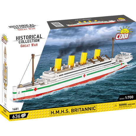 Cobi historical collection - h.m.h.s. britannic constructiespeelgoed (schaal 1:700)