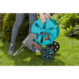 Gardena slangenwagen aquaroll m easy set (turquoise grijs, 18517-20)