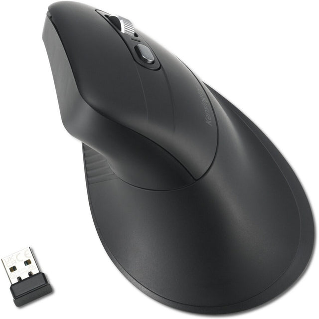 Kensington pro fit ergo my630 eq rechargeable mouse (zwart, 1000 - 2400 dpi, bluetooth, 2.4 ghz)