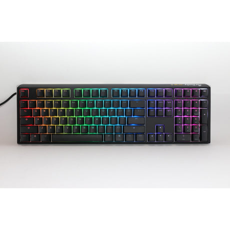 Ducky one 3 classic rgb mechanisch toetsenbord (zwart, us lay-out (qwerty), cherry mx speed silver, 100%, rgb led, double-shot pbt, hot-swappable, quack mechanics)