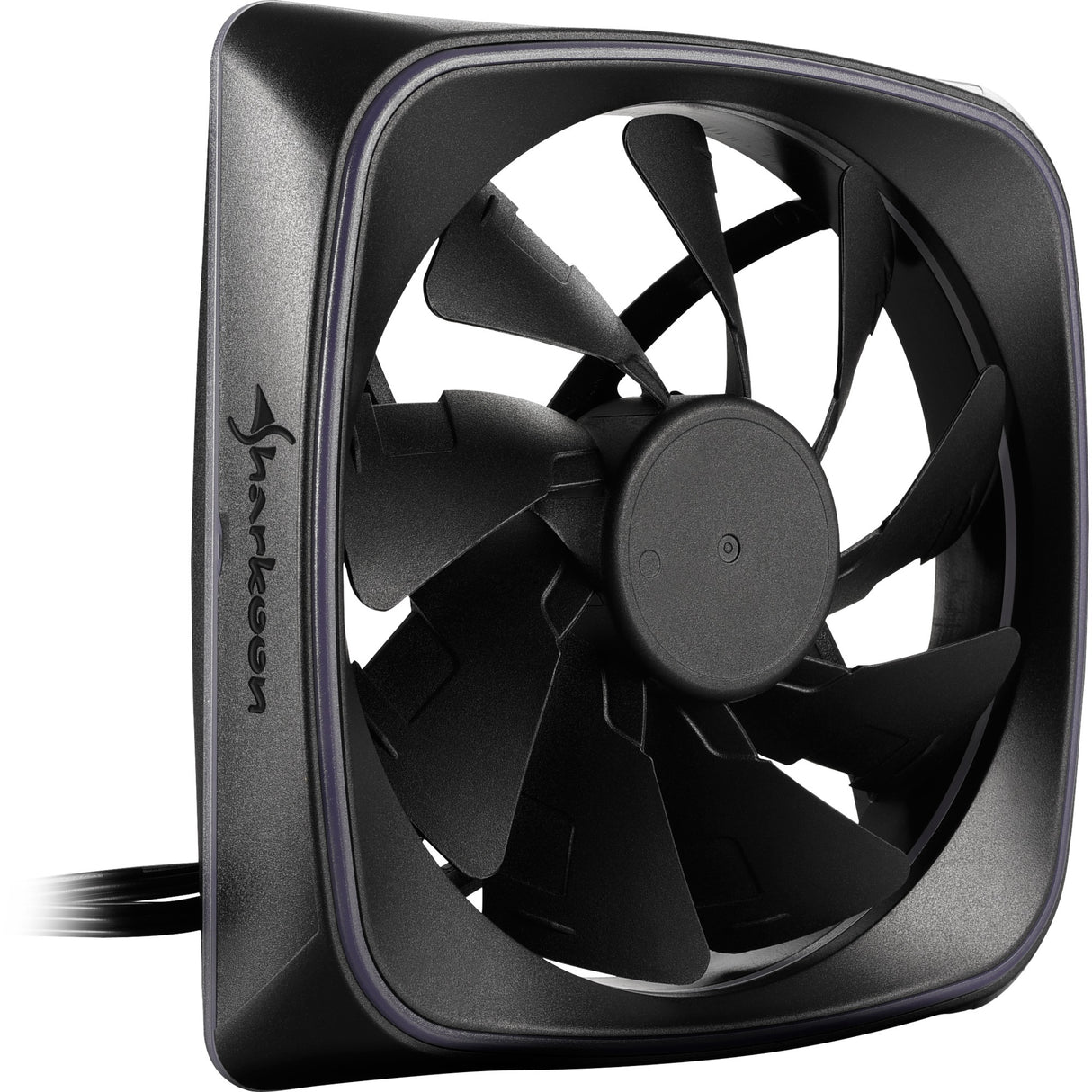 Sharkoon rgb shark lights case fan (zwart, 120 x 120 x 25 mm)