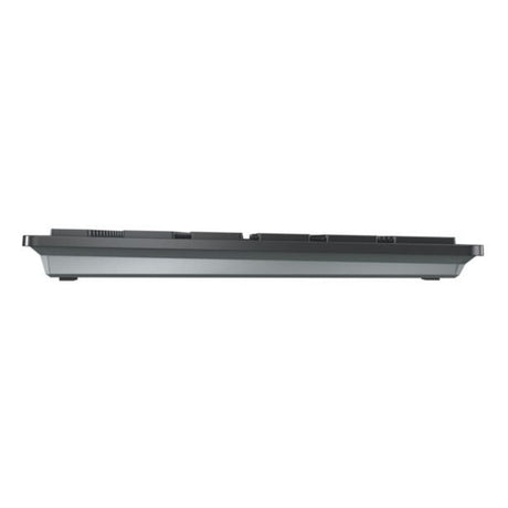 Cherry kw 9100 slim toetsenbord (zwart, eu lay-out (qwerty), scissor switches, 100%, abs, usb-c, 2.4 ghz, bluetooth)