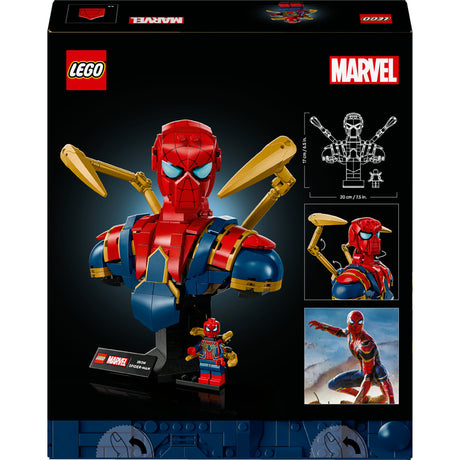 Lego marvel iron spider-man buste - 76326