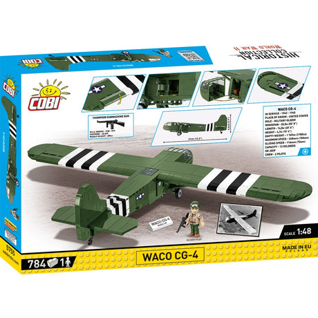 Cobi historical collection - waco cg-4 constructiespeelgoed (schaal 1:48)