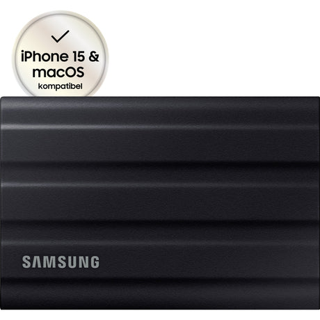 Samsung portable t7 shield 4 tb externe ssd (zwart, mu-pe4t0s eu, usb-c 3.2 gen 2 (10 gbit s))