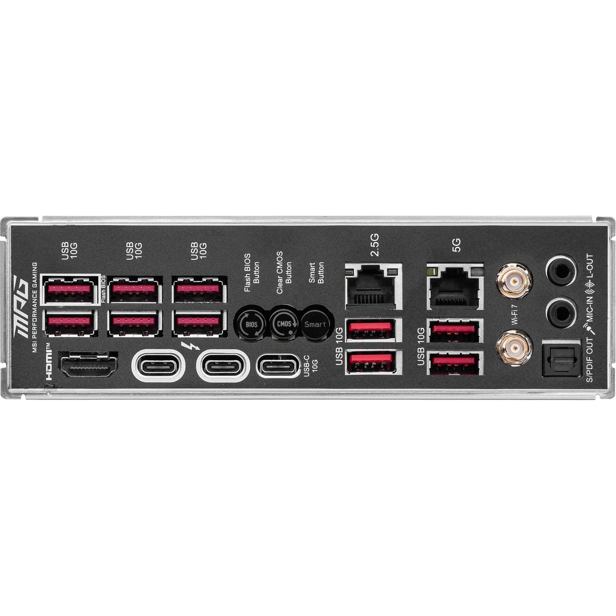 Msi mpg z890 carbon wifi socket 1851 moederbord (zwart, raid, 5gb-lan, 2.5gb-lan, wi-fi 7, bt, sound, atx)