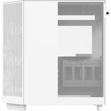 Nzxt h6 flow midi tower behuizing (wit | 2x usb-a | 1x usb-c | tempered glass)