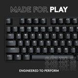 Logitech g413 tkl se mechanisch gaming toetsenbord (zwart, us-international lay-out (qwerty), gl tactile, 80% (tkl))