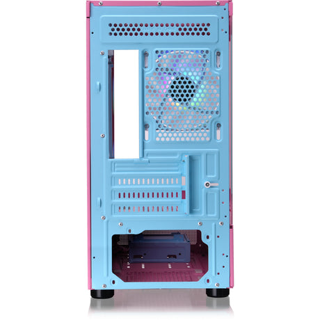 Thermaltake view 170 tg argb mini tower behuizing (roze | 2x usb-a | rgb | tempered glass)