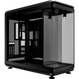 Cooler master masterframe 360 panorama showcase behuizing (zwart | 2x usb-a | 1x usb-c | rgb | tempered glass)