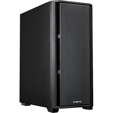 Chieftec pro midi q midi tower behuizing (zwart | 3x usb-a | 1x usb-c)
