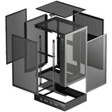 Deepcool ch170 digital mini tower behuizing (zwart | 2x usb-a | 1x usb-c)