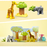 Lego duplo - wilde dieren van afrika constructiespeelgoed (10971)