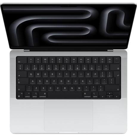 Apple macbook pro 2023 14 (mr7j3n a) refurbished laptop (zilver | m3 8 core | 10‑core gpu | 8gb ram | 512 gb ssd)