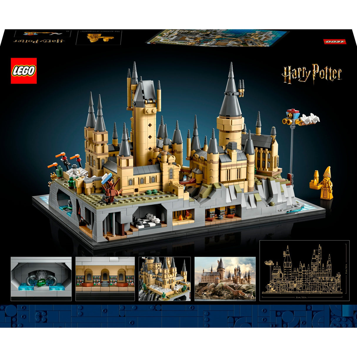 Lego harry potter - kasteel zweinstein en terrein constructiespeelgoed (76419)
