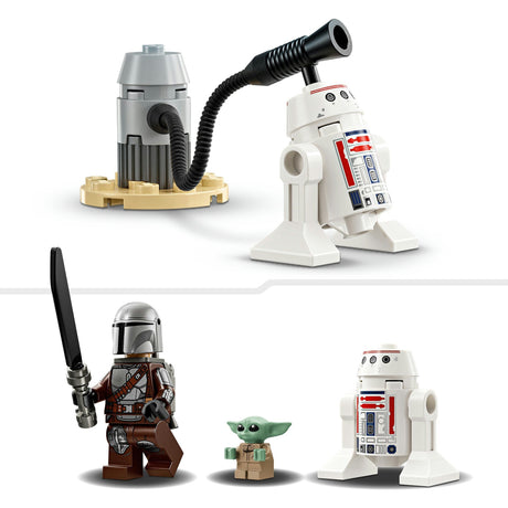 Lego star wars™ mando en grogu’s n-1 starfighter™ - 75410