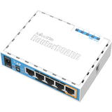 Mikrotik hap small home access point (rb951ui-2nd) (wit, qualcomm qca9531 cpu, poe, wifi 4)
