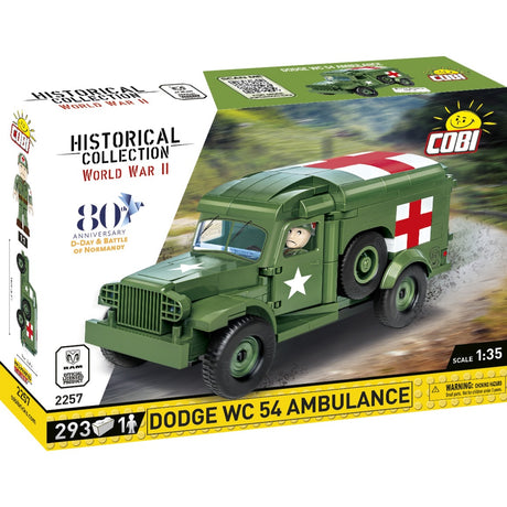 Cobi ww2 2257 - dodge wc54 ambulance