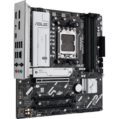 Asus prime b840m-a wifi socket am5 moederbord (2.5 gbe-lan, wi-fi 6e, bt, sound, µatx)
