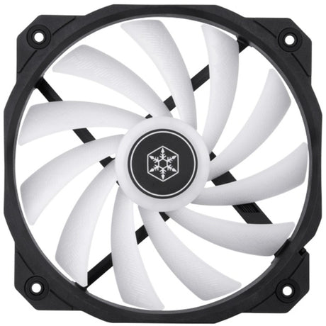 Silverstone shark force 160 argb case fan (zwart, 160 x 160 x 25 mm, pwm)