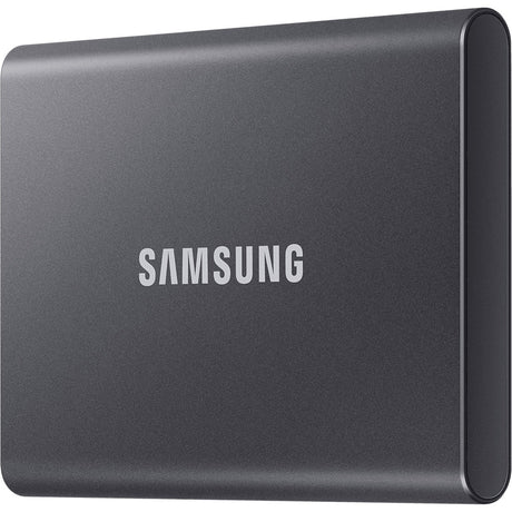 Samsung portable t7 4 tb externe ssd (grijs, mu-pc4t0t ww, usb-c 3.2 (10 gbit s))