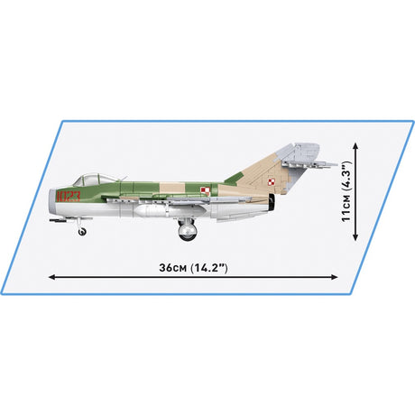 Cobi historical collection - lim-5 polish air force 1959 constructiespeelgoed (schaal 1:32)