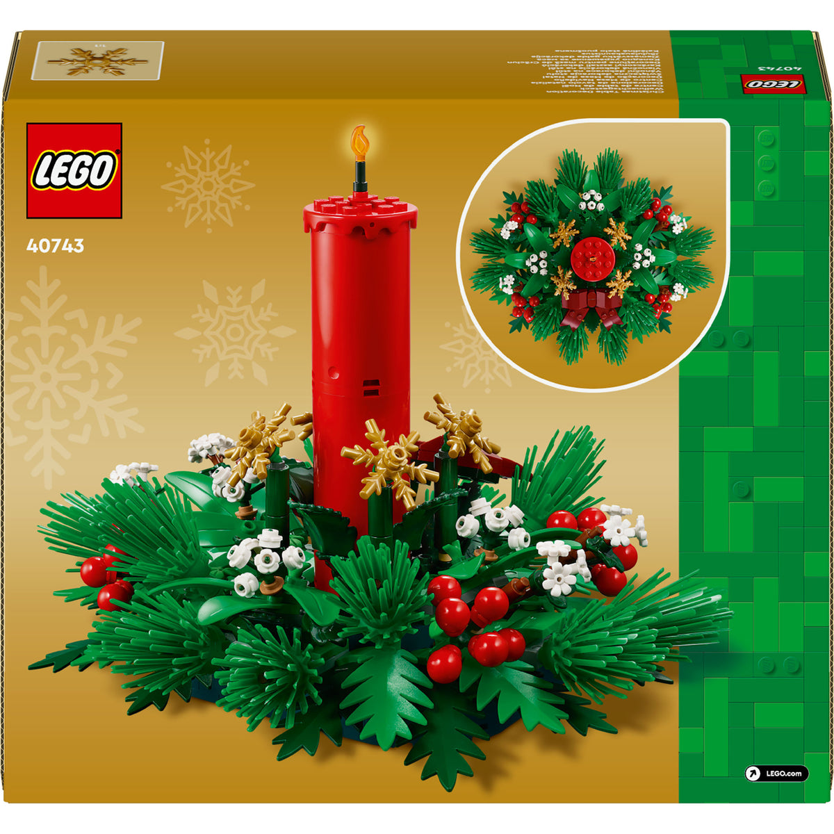 Lego kersttafeldecoratie - 40743