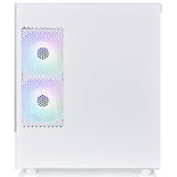 Thermaltake view 170 tg argb mini tower behuizing (wit | 2x usb-a | rgb | tempered glass)