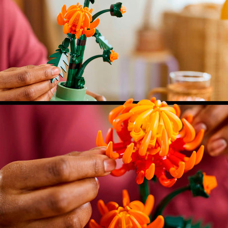 Lego icons chrysant - botanical collection - 10368