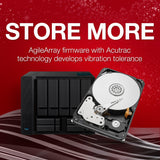 Seagate ironwolf pro 4 tb harde schijf (st4000nt001, sata 600, 24 7)