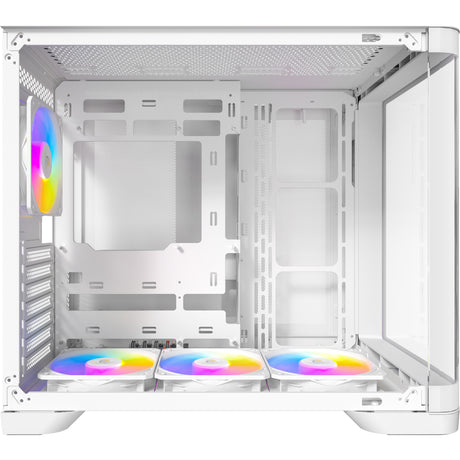 Antec c5 curve argb midi tower behuizing (wit | 2x usb-a | 1x usb-c | tempered glass)