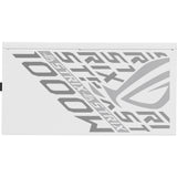 Asus rog strix platinum white edition modulaire 1000 watt voeding (wit, 1x 12v-2x6, 4x pcie)