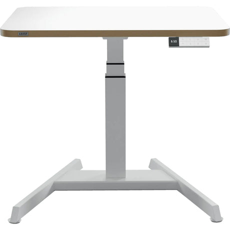 Leitz ergo zit sta bureau elektrisch - verstelbaar in hoogte - klein bureau - met geheugenfunctie - 80 x 60 cm - wit