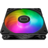 Cooler master sickleflow edge 120 argb case fan (zwart, 120 x 120 x 25 mm, pwm, met a1 mini led controller)