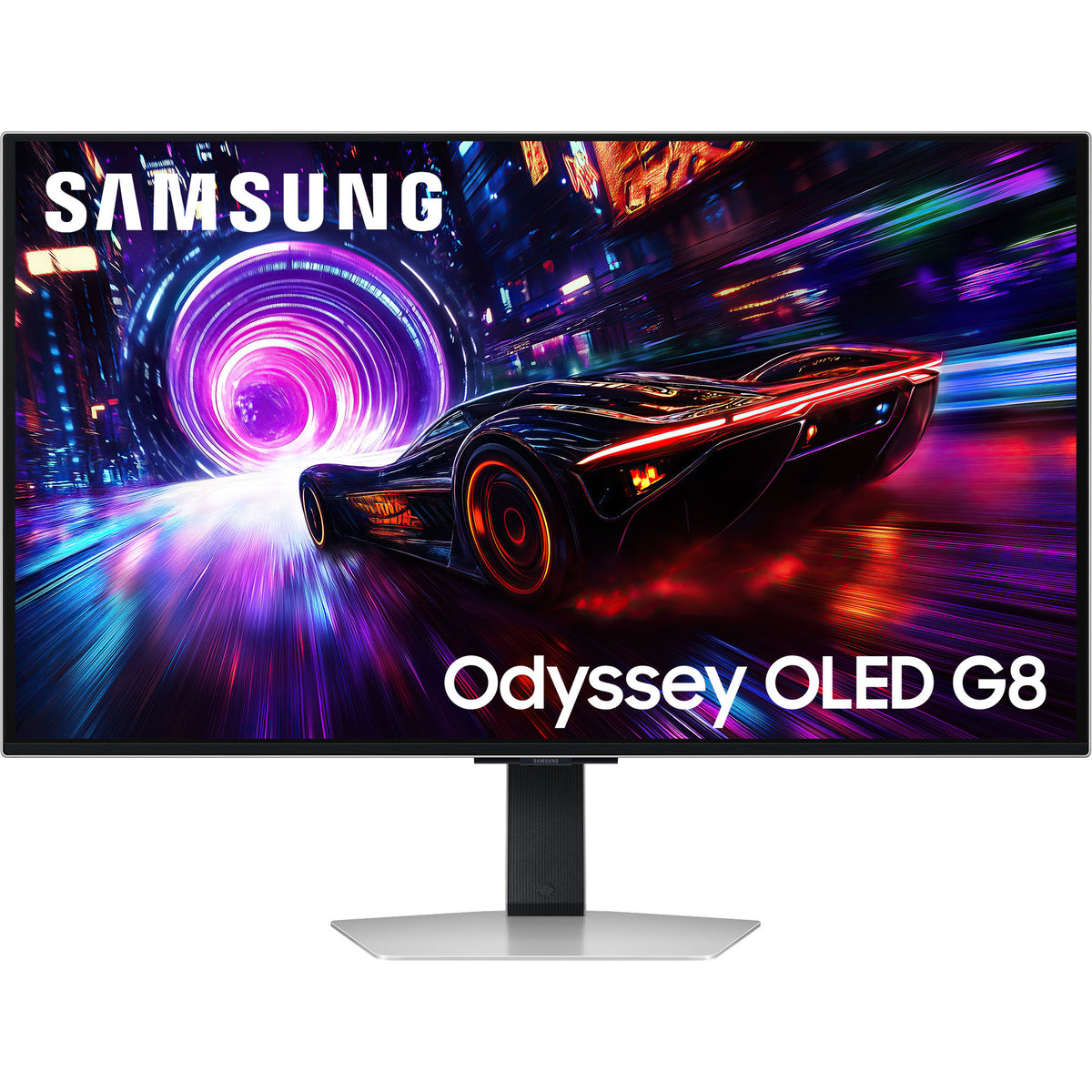 Samsung odyssey oled g8 g81sf 32 4k ultra hd gaming monitor (zilver, 1x displayport, 2x hdmi, 2x usb-a, 240 hz)