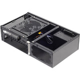 Silverstone milo ml05b htpc behuizing (zwart | 2x usb-a)