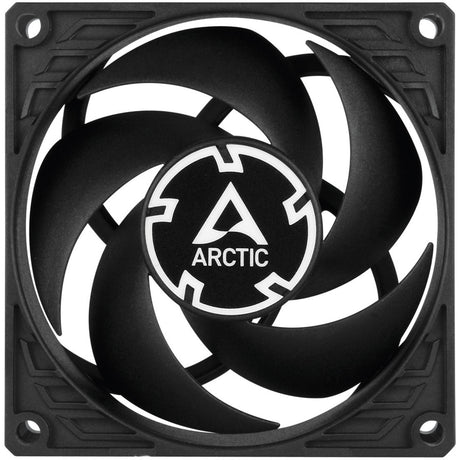 Arctic p8 pwm pst case fan (zwart, 80 x 80 x 25 mm)