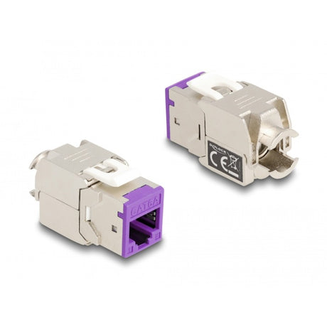 Delock rj45 jack > lsa cat 6a toolfree keystone module (meerkleurig, 8 stuks)