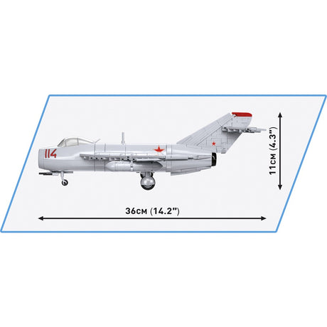 Cobi historical collection - mig-17 nato code fresco constructiespeelgoed (schaal 1:32)