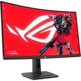 Asus rog strix xg32wcms 32 curved gaming monitor (zwart, 1x displayport, 1x hdmi, 1x usb-c, 280 hz)