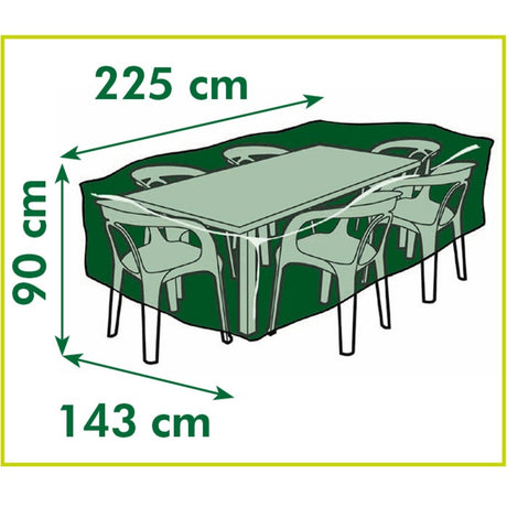 Nature tuinmeubelafdekhoes voor loungeset afdekking (grijs, 6031602)